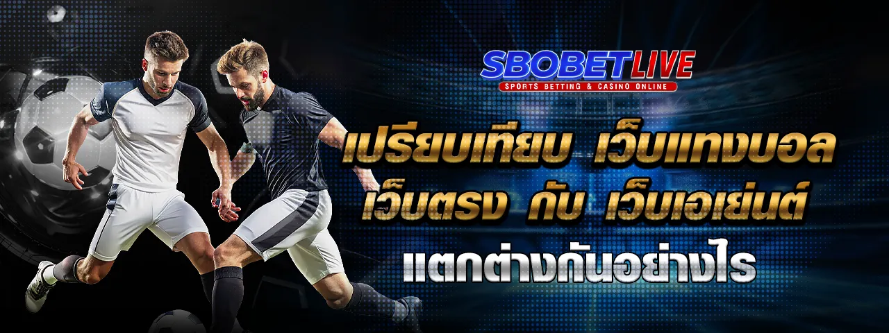 You are currently viewing เปรียบเทียบ เว็บ แทงบอล เว็บตรง กับ เว็บเอเย่นต์ แตกต่างกันอย่างไร