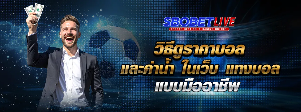 You are currently viewing วิธีดูราคาบอลและค่าน้ำใน เว็บ แทงบอล แบบมืออาชีพ