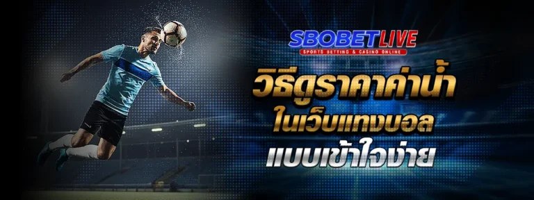 Read more about the article วิธีดูราคาค่าน้ำใน เว็บ แทงบอล แบบเข้าใจง่าย